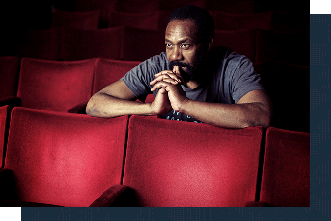 Lenny Henry in thoughtful mood